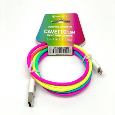 Câble Lightning arc-en-ciel pour iPhone 1,5 m  - Câbles et prises