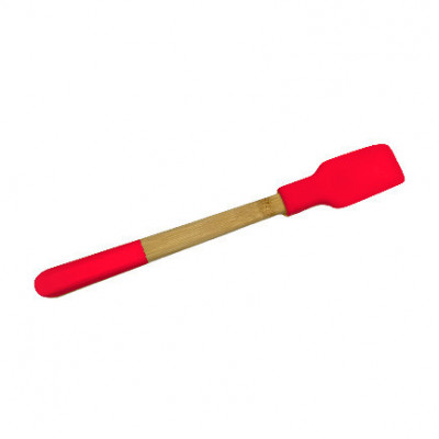 Mini spatule en silicone et bambou  - Accessoires de cuisine