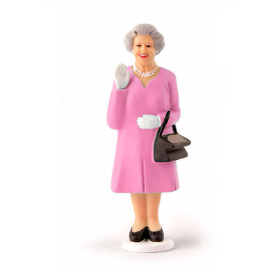 Figurine Queen Elizabeth II solaire  - Objets et accessoires design