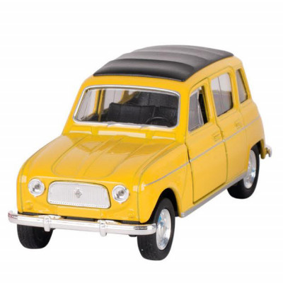 Miniature Renault 4L Plein Air Jaune