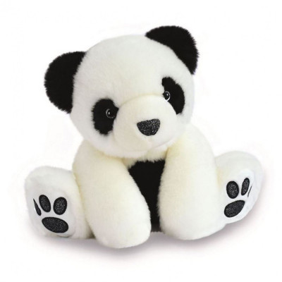Panda blanc en peluche 17 cm  - Peluches