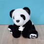 Panda noir et blanc en peluche 17 cm  - Peluches