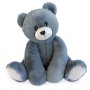 Ours en peluche bleu jean 35 cm  - Peluches