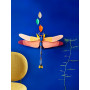 Décoration murale libellule rose grand format  - Objets et accessoires design