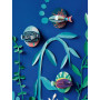 Décoration murale poisson-perroquet  - Affiches et cartes