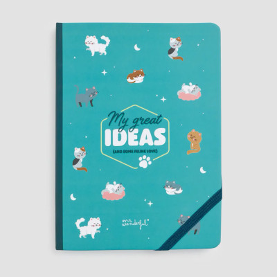 Carnet “My great ideas (and some feline love)”  - Carnets