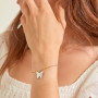 Bracelet chaîne à perles colorées  - Bracelets