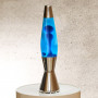 Lampe à lave AstroBaby argentée bleu/bleu  - Lampes à poser