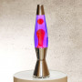 Lampe à lave AstroBaby argentée violet/rouge  - Lampes à poser