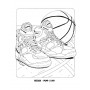 Livre de coloriage Sneakers  - Coloriage