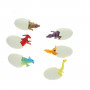 Œuf jaune contenant 6 dinosaures  - Jeux & jouets