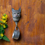Patère chat en bois  - Statuettes et figurines