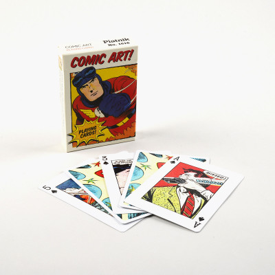 Jeux 55 cartes Vintage Comics  - Cartes à jouer