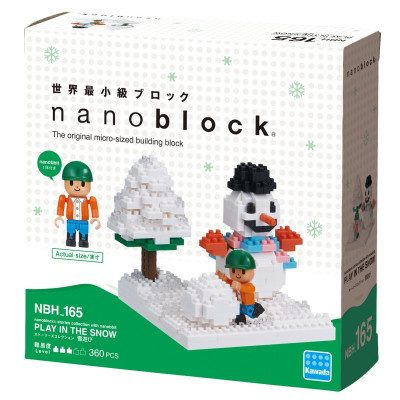 Nanoblock Play in the Snow  - Nanoblock