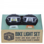 Set d'éclairage avant-arrière vélo  - Accessoires pour vélo