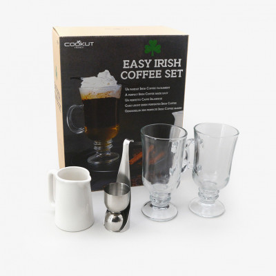 Ustensiles et verres pour Irish Coffee  - Kits et préparations