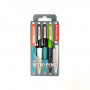 Lot de 5 mini stylos rétro  - Stylos