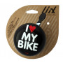 Sonnette de vélo noire I Love my Bike  - Accessoires pour vélo