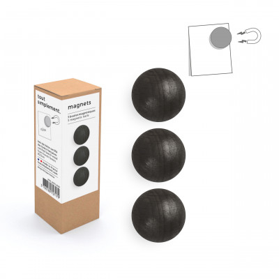 Set de 3 boules magnétiques  - Objets et accessoires design