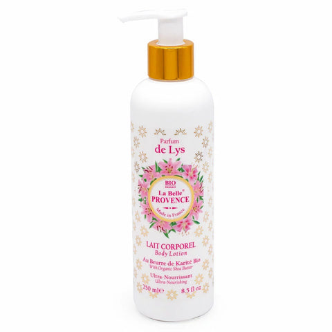 Lait Corporel Hydratant Bio Parfum Lys - SAVONNERIE DE NYONS