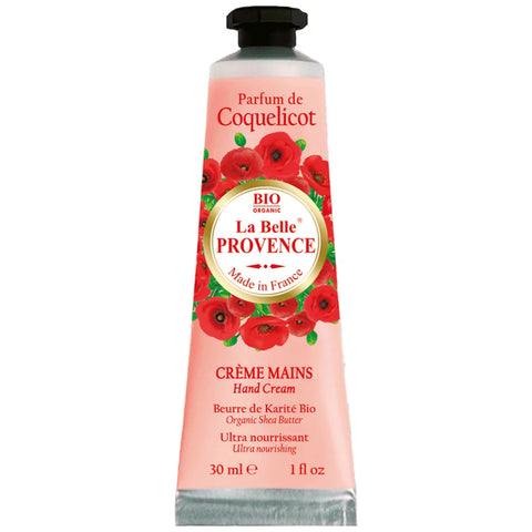 Crème Hydratante Mains Bio Parfum Coquelicot - SAVONNERIE DE NYONS