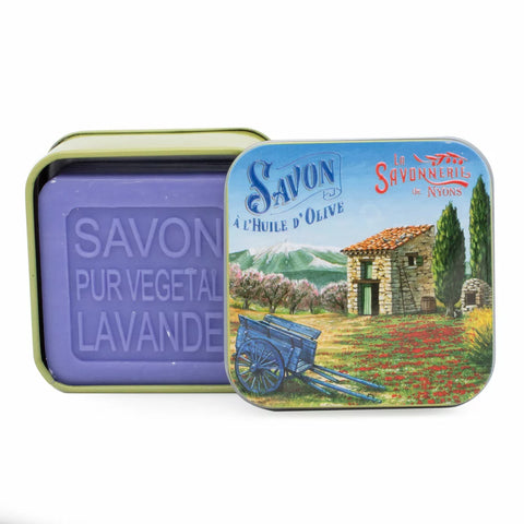 Savon 100g Boite Métal Le Cabanon - SAVONNERIE DE NYONS