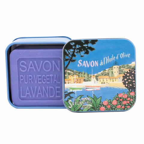 Savon 100g Boite Métal Marina - SAVONNERIE DE NYONS
