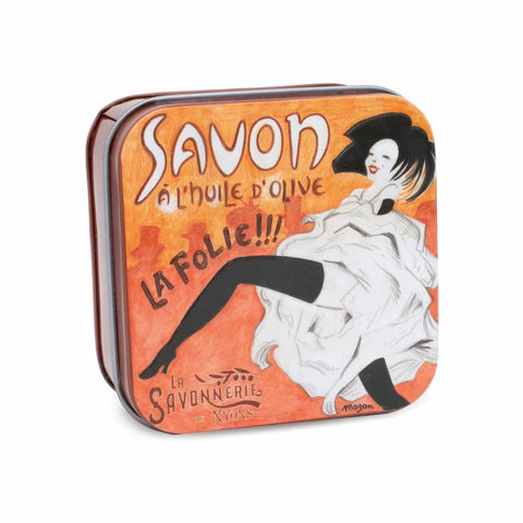 Boite Métal La Folie & Savon 100g - SAVONNERIE DE NYONS