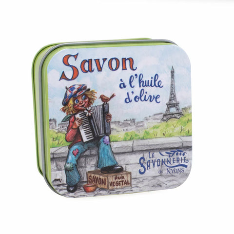 Savon 100g Boite Métal Gavroche - SAVONNERIE DE NYONS