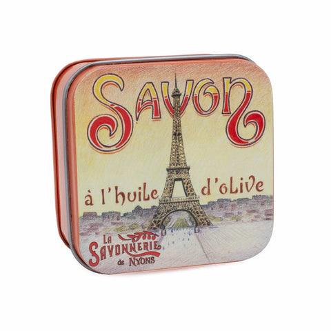 Savon 100g Boite Métal La Tour Eiffel - SAVONNERIE DE NYONS