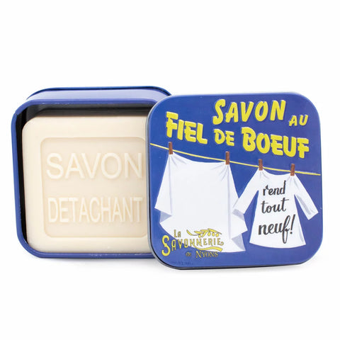 Savon au Fiel de Boeuf 100g Boîte Métal - SAVONNERIE DE NYONS