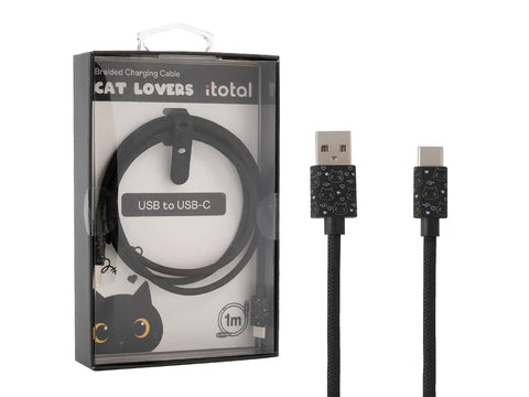CABLE USB CHAT NOIR