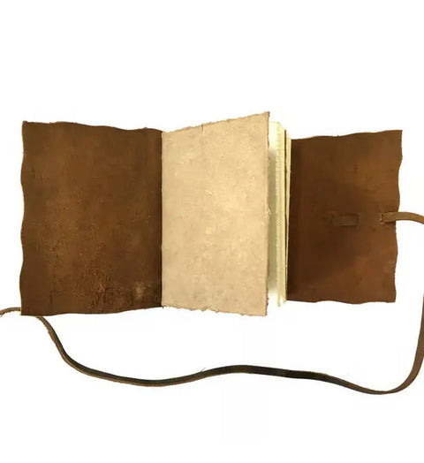 Carnet de Voyage en Cuir Yaatra 13x19cm - LAMALI