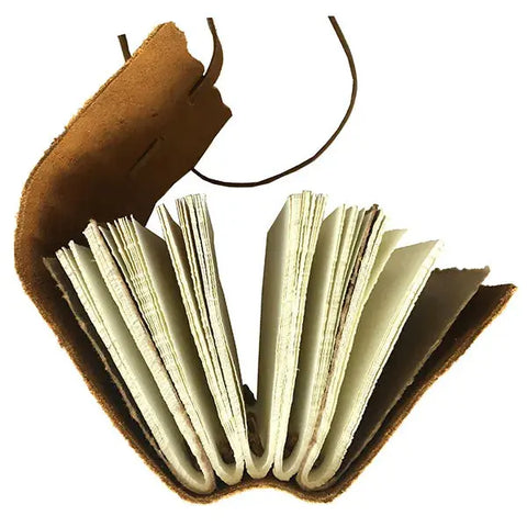Carnet de Voyage en Cuir Yaatra 9x12cm - LAMALI