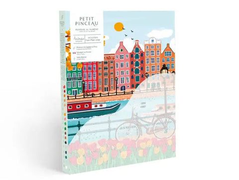 Coffret de peinture au numéro Amsterdam par Nidhi Kachhadiya - LA PETITE EPICERIE