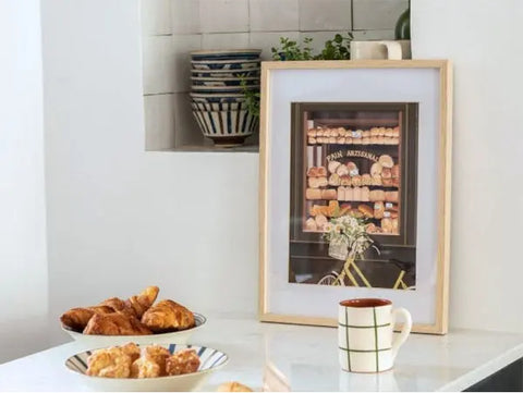 Coffret de peinture au numéro Boulangeries Parisiennes par Ananya Bhandari - LA PETITE EPICERIE