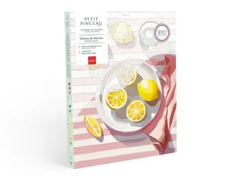 Coffret de peinture au numéro Citrons de Menton - LA PETITE EPICERIE