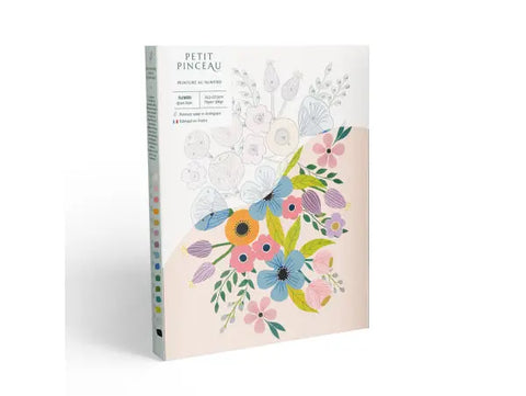 Coffret de peinture au numéro Flowers par Art.iisan - LA PETITE EPICERIE