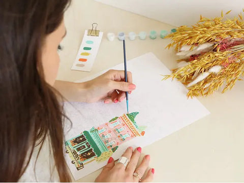 Coffret de peinture au numéro New York par Hoglet and Co - LA PETITE EPICERIE