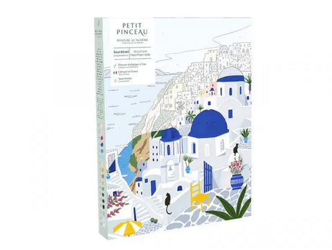 Coffret de peinture au numéro Santorini par Maja Tomljanovic - LA PETITE EPICERIE