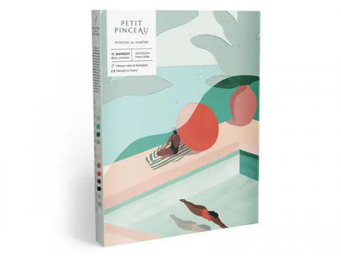 Coffret de peinture au numéro St Barthélemy par Léa Morichon - LA PETITE EPICERIE