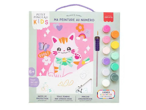Coffret de peinture au numéro pour enfant - Maneki Neko - LA PETITE EPICERIE