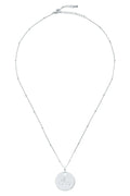 COLLIER CHAINE PERLES MÉTAL ARGENTE