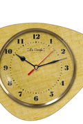 HORLOGE LA CARAFE LIGNE RETRO VINTAGE JAUNE