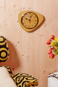 HORLOGE LA CARAFE LIGNE RETRO VINTAGE JAUNE