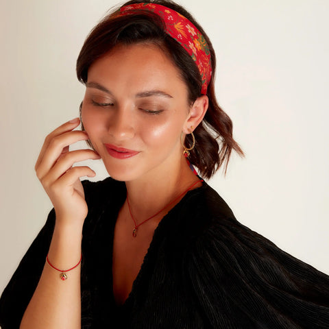FOULARD LE BIJOU DE MIMI BF POINSETTIA