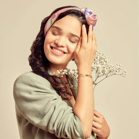 FOULARD LE BIJOU DE MIMI FLORIA PERFECT PINK