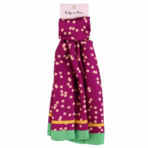FOULARD LE BIJOU DE MIMI POIS BATON ROUGE