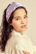 FOULARD LE BIJOU DE MIMI POIS LAVANDE