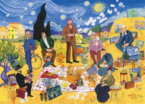 Puzzle 1000 pièces Dinner with Van Gogh